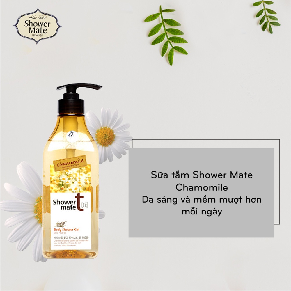 Sữa Tắm Showermate Chamomile Tinh Chất Hoa Cúc Làm Mềm Da 550g