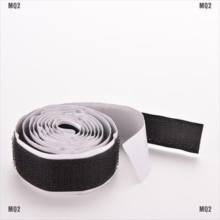 {MQ2}2 Rolls Strong Self Adhesive Velcro Hook Loop Tape Fastener Sticky 3ft New