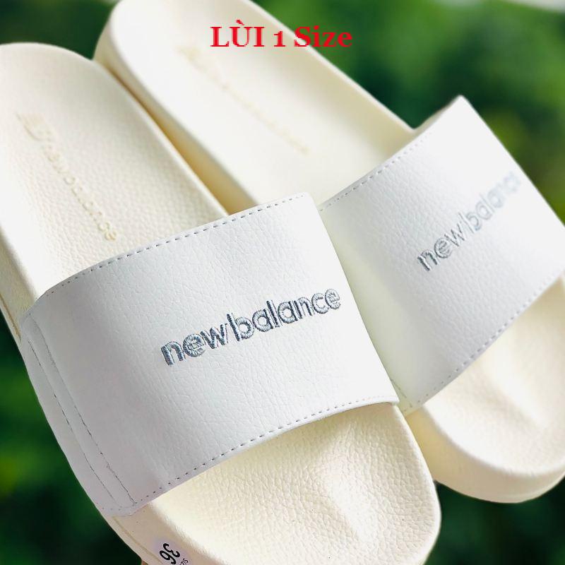 Dép newbalence unisex 𝐍𝐄𝐖 𝐁𝐀𝐋𝐄𝐍𝐂𝐄 ❤️FREESHIP + Hộp❤️dép NB new balence quai ngang thể thao nam nữ thêu nỗi new balence