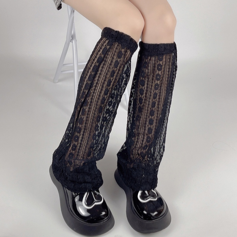 Xixi Tất Ống Chân Phối Ren Rỗng Phong Cách Harajuku Nhật Bản Cho Nữ