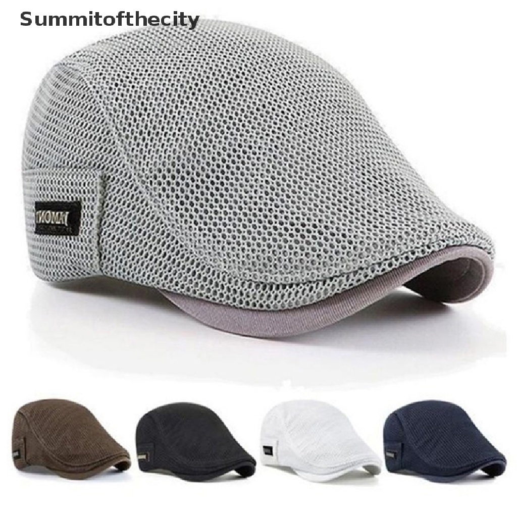 Mũ Beret Lưới Thoáng Khí Thời Trang Cho Nam