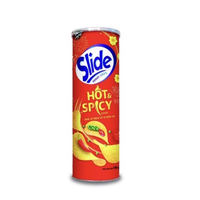 Snack Khoai Tây Slide -  lon 160g