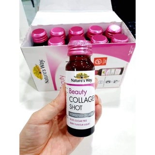 Nature's way collagen shot, collagen dạng nước hộp 10 chai