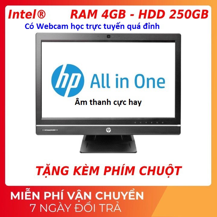 Máy Tính All in One HP Compaq 8200 Elite -i3/4GB Màn Hình 23inch, có webcam học trực tuyến