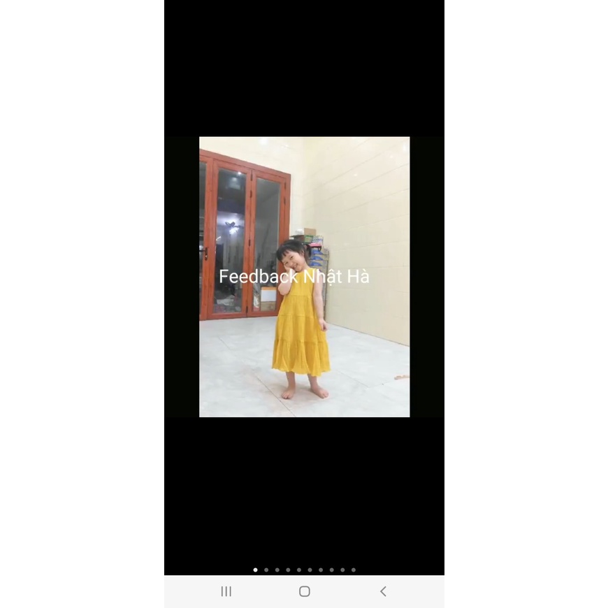 VÁY XÒE SÁT NÁCH ĐŨI XỐP CAO CẤP CỰC MÁT BÉ GÁI - ĐẦM TRẺ EM