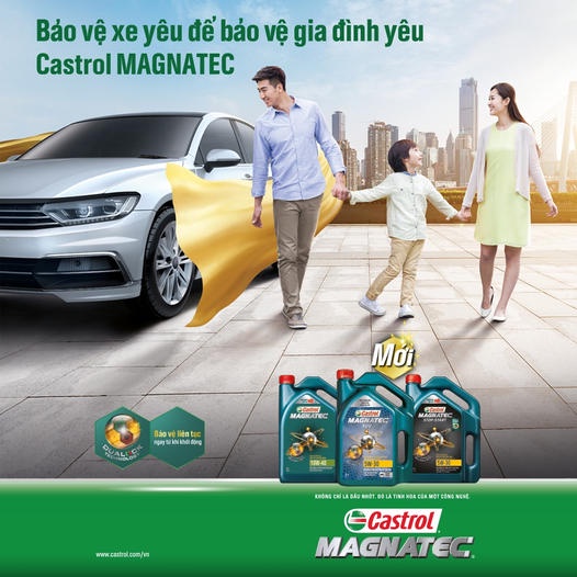 COMBO 2 Dầu nhớt ô tô cao cấp Castrol GTX 20W-50 can 4 lít