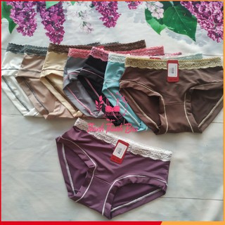Quần lót nữ Thái Lan No Bra 0300 cao cấp – Form size M – Quần chip vải thun lạnh,  co giản tốt, mặc thỏa mái