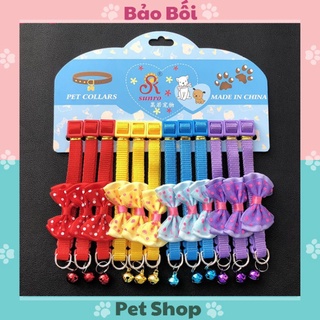Vòng cổ nơ cho chó mèo - bảo bối pet shop