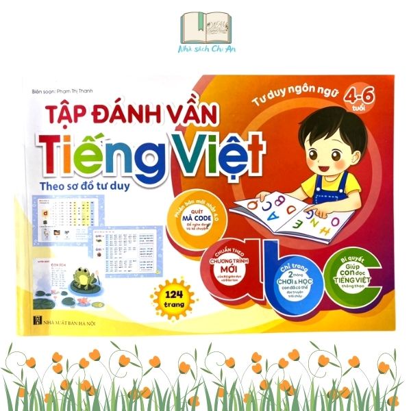 Sách - Tập đánh vần Tiếng Việt phiên bản 4.0 quét mã QR và video nghe đọc và kể truyện cho bé 4-6 tuổi