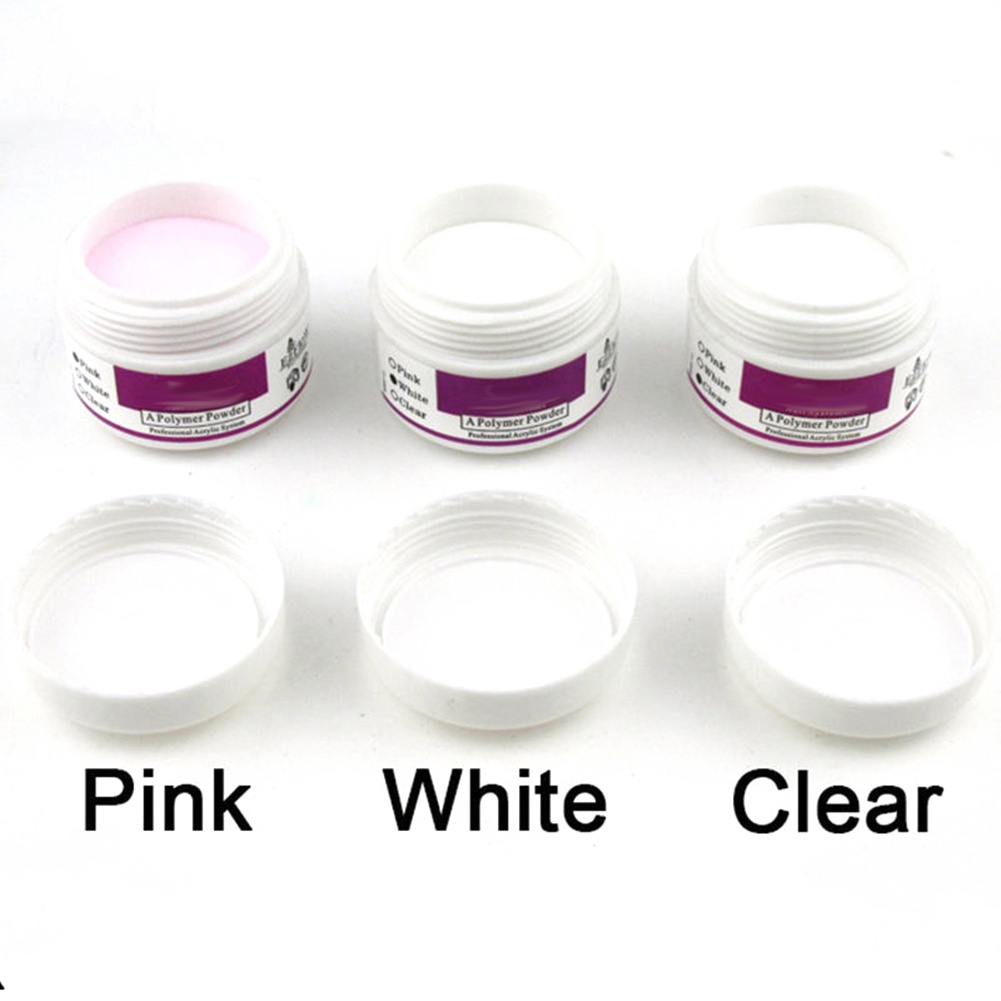 Bộ 3 Hộp Bột Acrylic Lấp Lánh Trang Trí Móng Tay Chuyên Nghiệp DIY