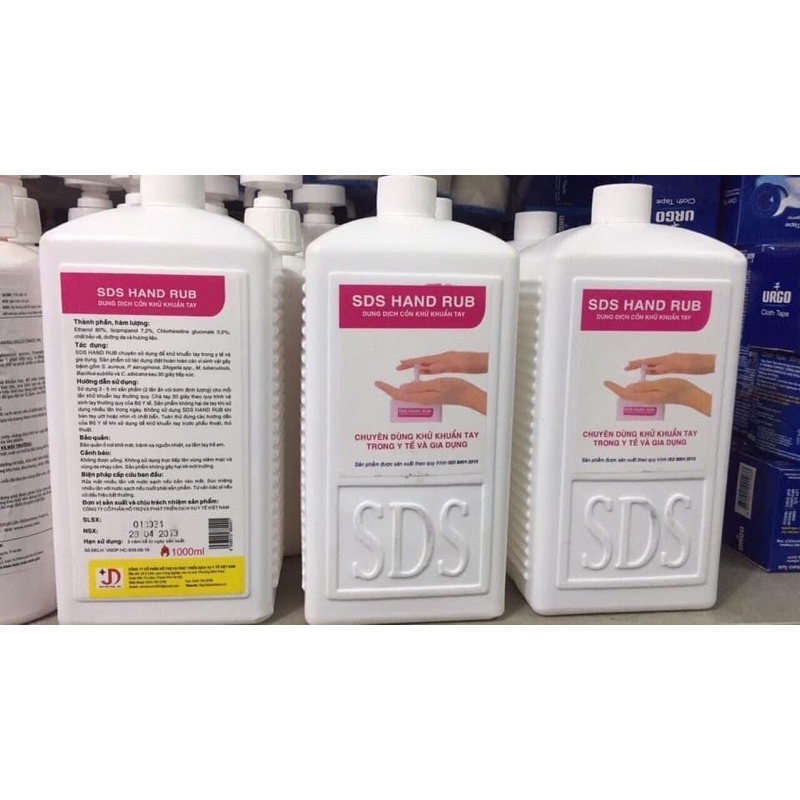 DUNG DỊCH RỬA TAY KHÔ SDS HAND RUB 500ml