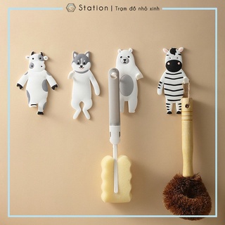 Móc dán tường hình thú siêu xinh/ đồ decor mang tính ứng dụng - DC012