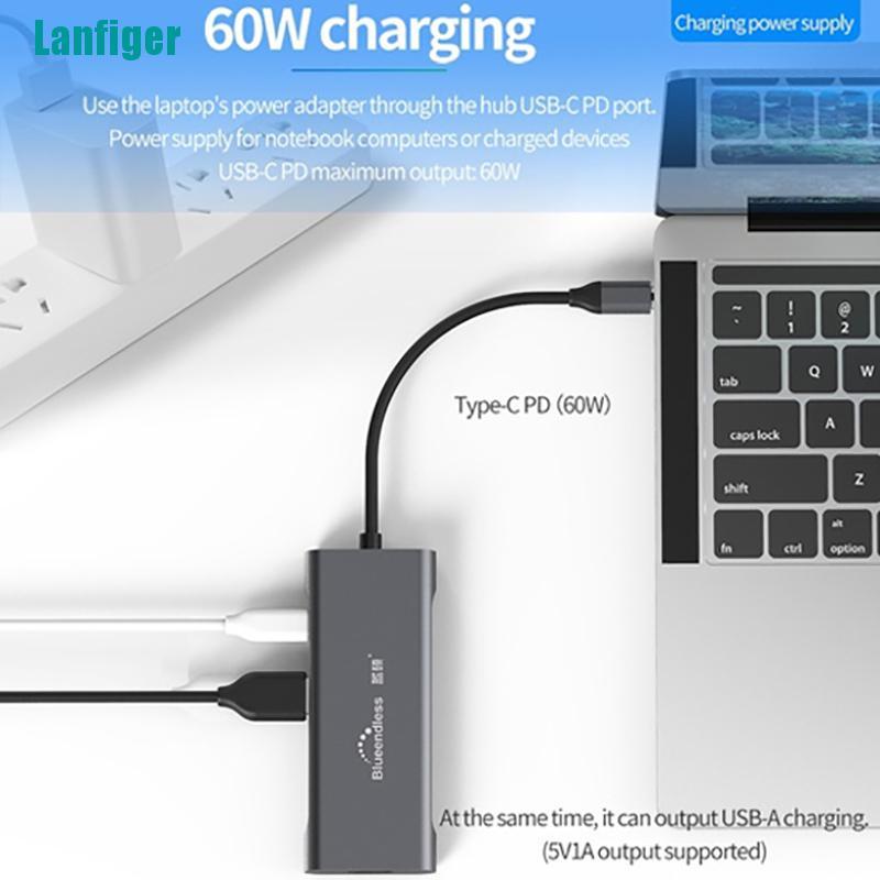 Bộ Chia Cổng Usb 3.0 Hdmi Tf Lan Pd Usb Hub Cho Macbook | BigBuy360 - bigbuy360.vn