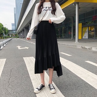 (hàng Có Sẵn) Chân Váy Nữ Lưng Cao
