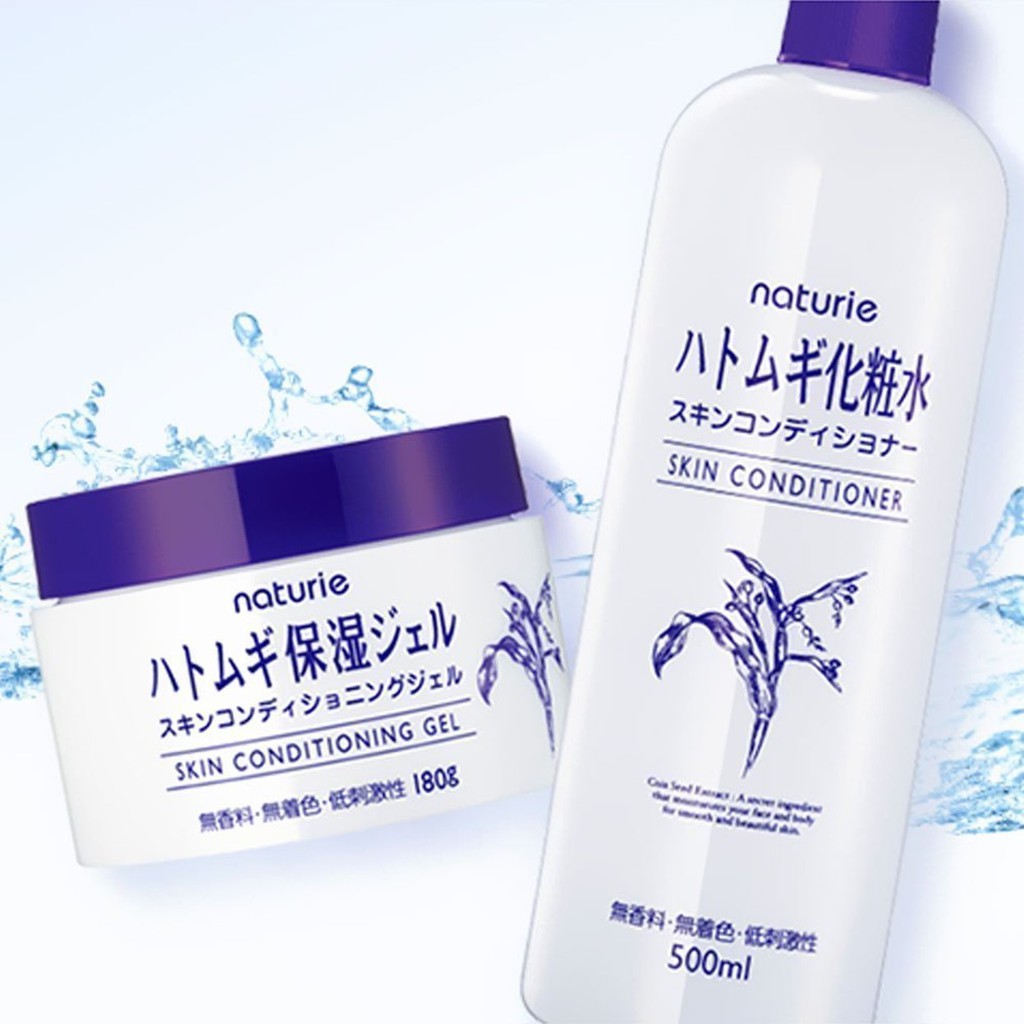 Nước cân bằng da NATURIE Hatomugi Skin Conditioner 500ml (không vòi) | BigBuy360 - bigbuy360.vn