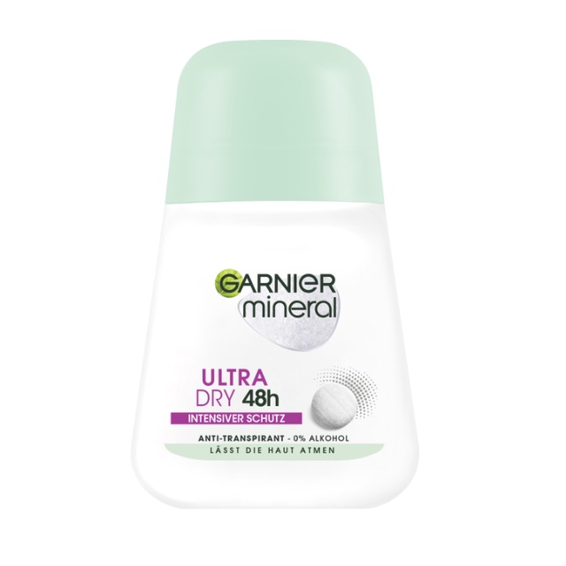Lăn Khử Mùi Garnier Mineral Pháp Không Cồn Ngăn Mồ Hôi Hiệu Quả
