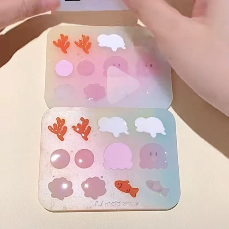 Khuôn Silicone Rỗng Đổ Epoxy / Resin Làm Trang Sức