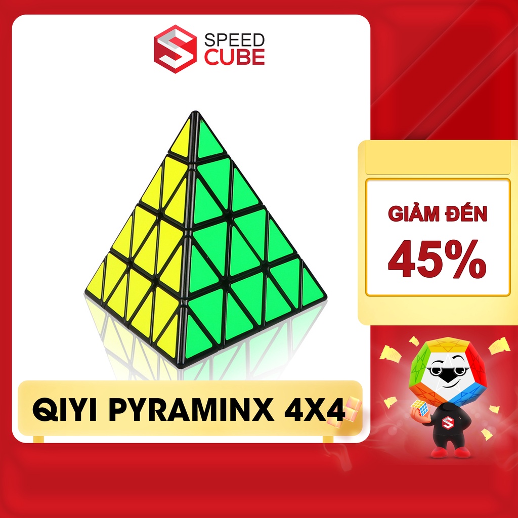 Rubik Qiyi Master Pyraminx 4x4 Viền Đen - Shop SpeedCube