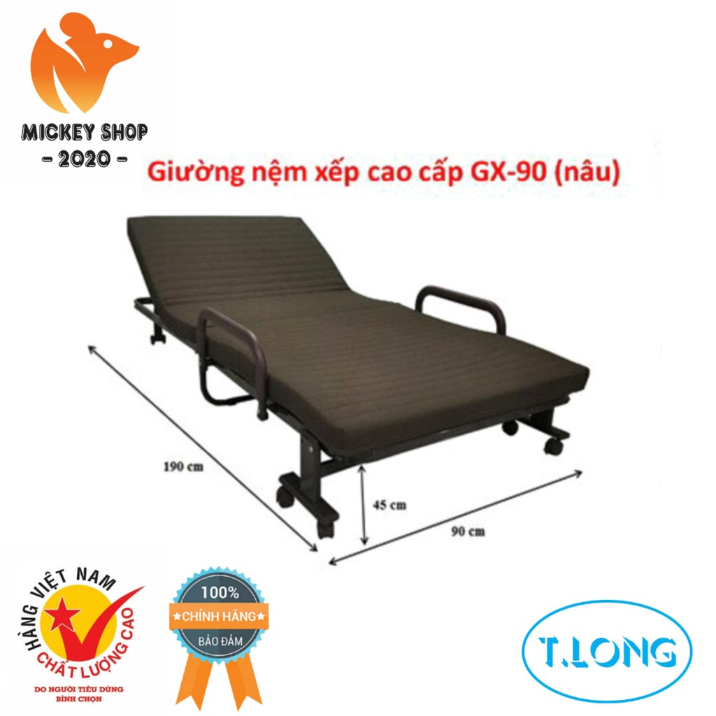 [ BỀN ĐẸP ] Giường xếp thông minh Thanh Long GX-90 ngang 90 cm - HÀNG CHÍNH HÃNG