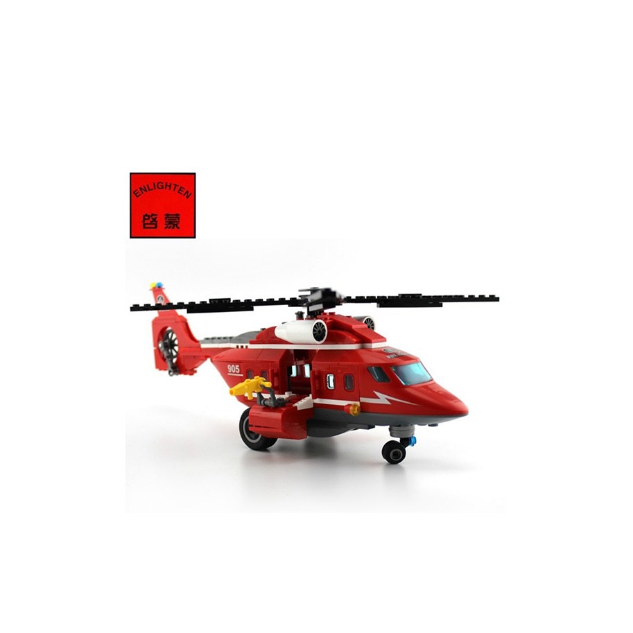 Bộ lắp ráp Máy bay cứu hỏa 3 món Enlighten