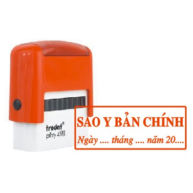 Con dấu SAO Y BẢN CHÍNH Trodat 4911 (Loại tốt)