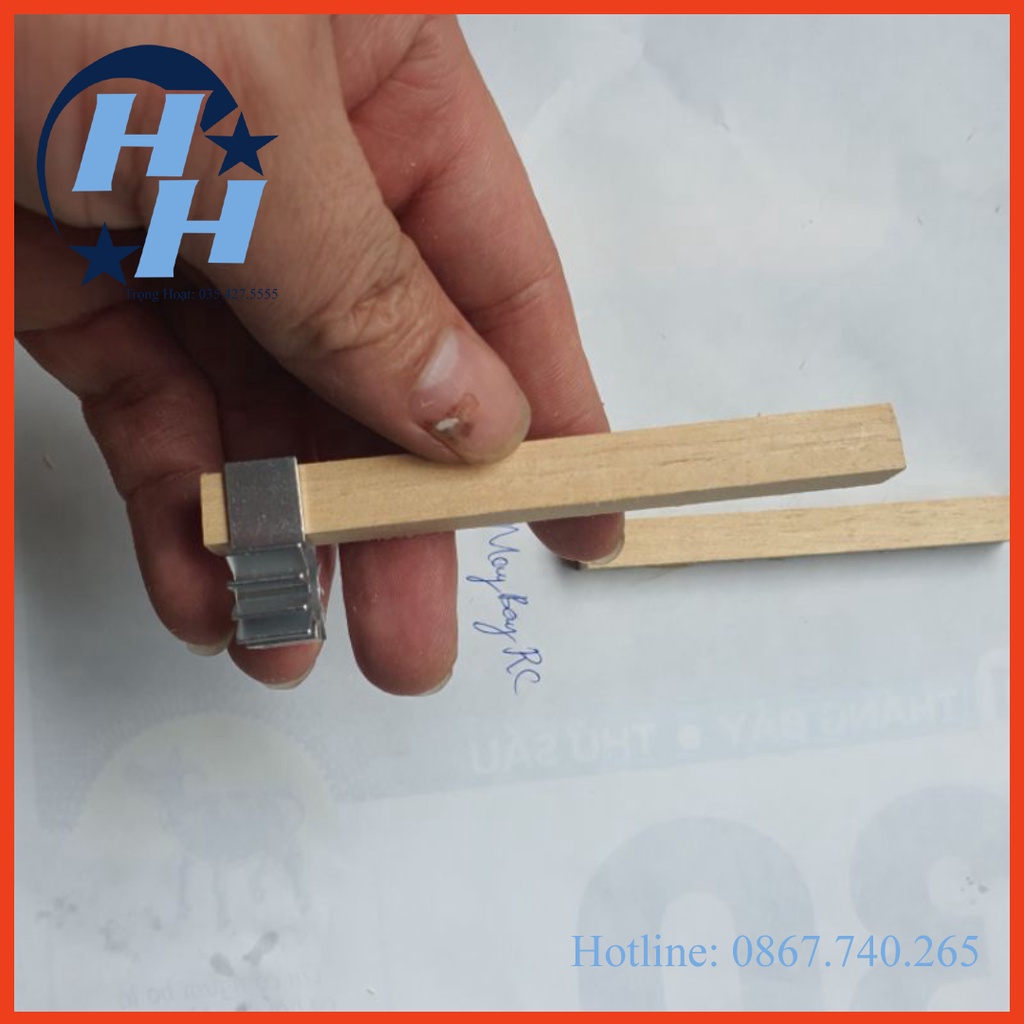 Thanh gỗ giữ đế đế nhôm máy bay su27 f22 10*10*100,mm giá / 2 cái