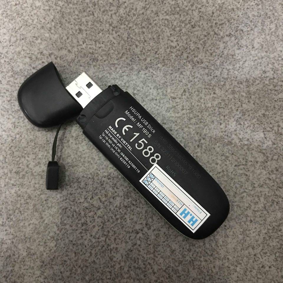 Dcom Usb 3g Viettel MF190S 7.2Mb