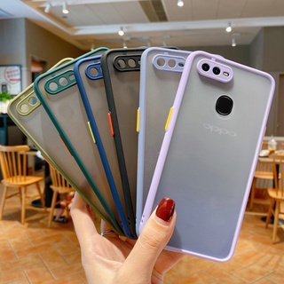 Ốp điện thoại trong mờ mặt nhám chống sốc bảo vệ camera cho OPPO F11 Pro F9 A52 A72 A92 A53 2020
