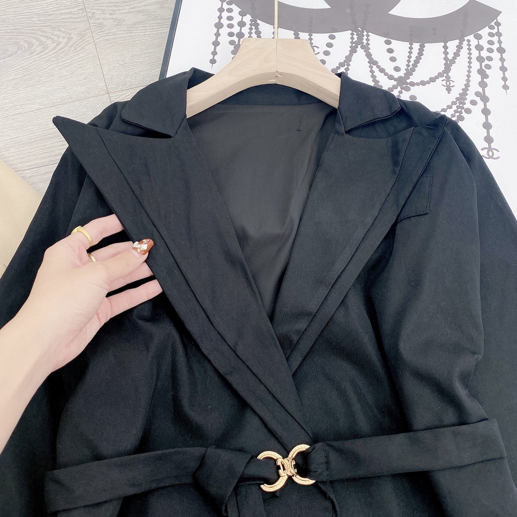 Áo khoác vest khuy cài eo siêu hot BN613