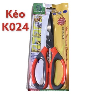 Kéo cắt đa năng cán nhựa chất liệu thép K-024