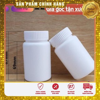 Hủ nhựa rỗng HDPE 120g đựng dược phẩm