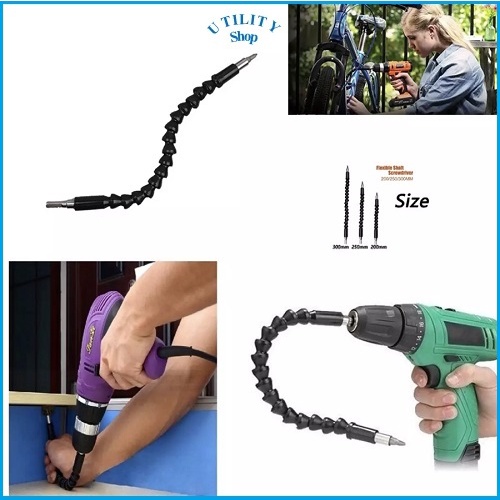 Dây truyền động nối dài vặn vít ống mềm vặn vít uốn cong 180 độ dùng cho các loại máy khoan pin khoan điện và vặn vít