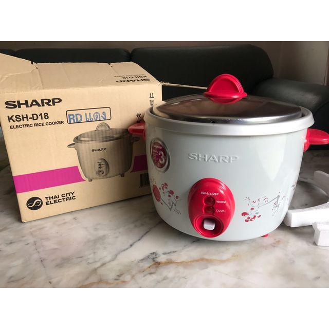 Nồi Cơm Điện SHARP Nhập Thái Lan 1.8L KSH-D18 Nắp Rời