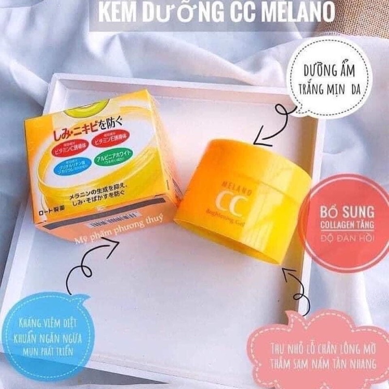 [Hàng _ Nhật_ Chuẩn] Kem dưỡng trắng da ngừa thâm mụn Melano CC Brightening Gel 100G | BigBuy360 - bigbuy360.vn