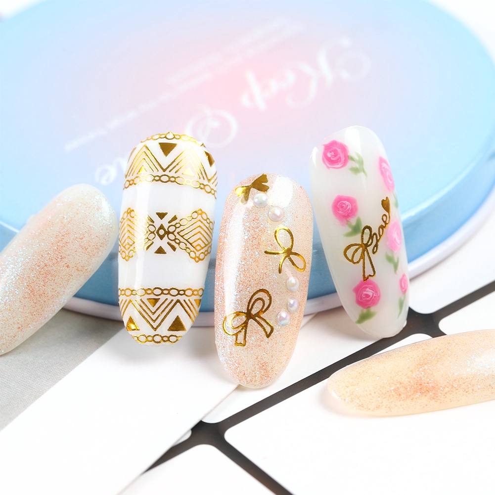 [Hàng mới về] Hình dán móng tay họa tiết bướm 3D phong cách nghệ thuật hợp thời trang