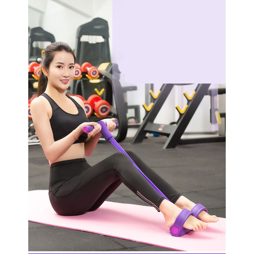 Dây Kéo Đàn Hồi 4 Ống Cao Su DUTANO Tập Thể Dục, Tập Gym Tại Nhà, Tập Toàn Thân