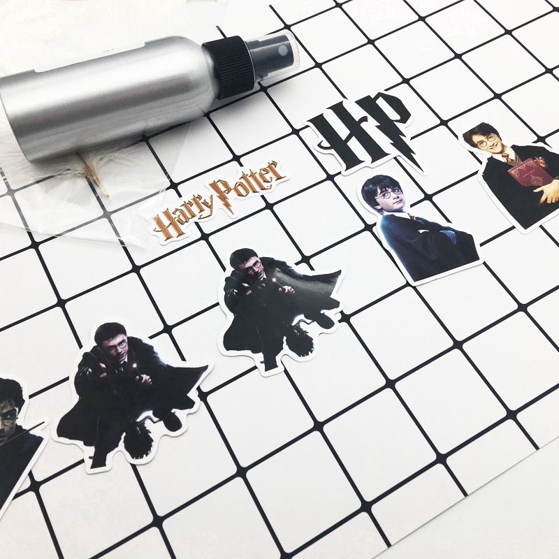Sticker Set 50 Hình Dán Trang Trí Hình Nhân Vật Trong Phim Harry Potter