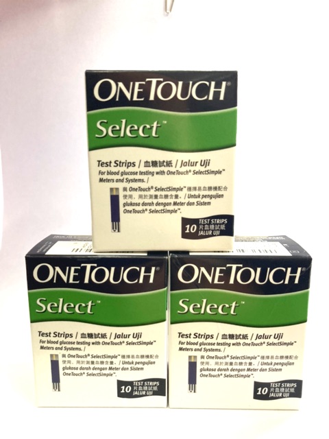 ONETOUCH SELECT - Que thử đường huyết máy One Touch Select Simple