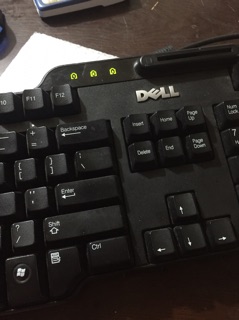 Bàn phím usb cũ hiệu dell SK-3205, hp,..