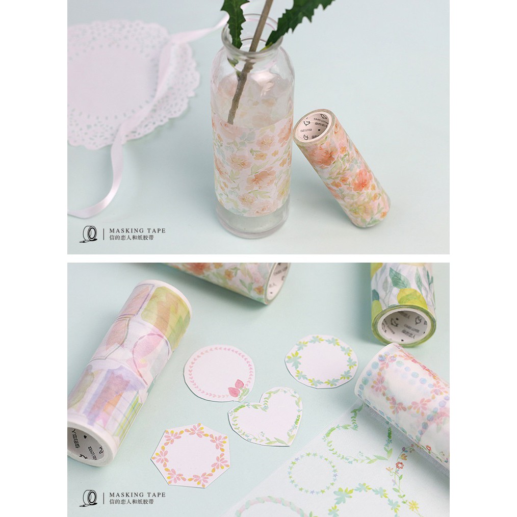 Băng dính washi tape WST127 10cm x 5m