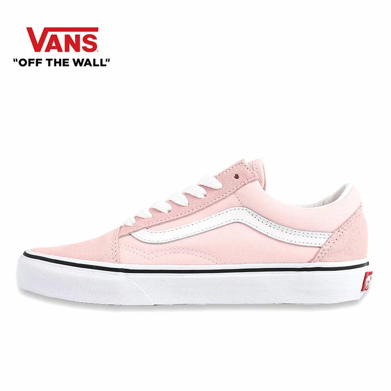 Giày Vans Chính Hãng Old Skool Hồng Blusing - Powder Pink