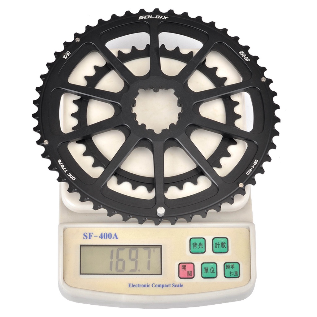 Đĩa Trục Xe Đạp Bằng Hợp Kim Nhôm Siêu Nhẹ 170mm 50-34T/53-39T