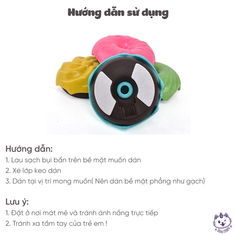 Combo 4 bánh khử mùi vệ sinh cho mèo hình bánh Donuts - Thơm phòng và lưu hương