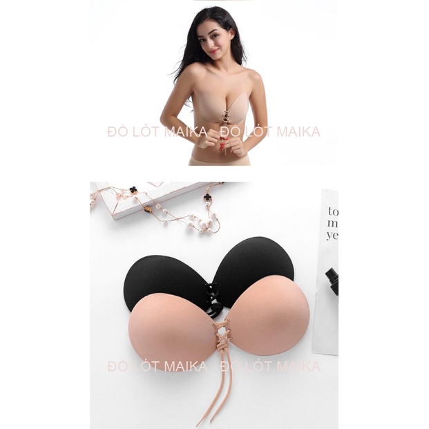 Áo dán nâng ngực Silicon - Áo Bra dán ngực Silicon rút dây hình bàn tay P381