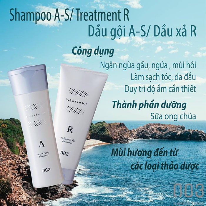 DẦU GỘI XẢ MURIEM A-R 250ML - 200ml