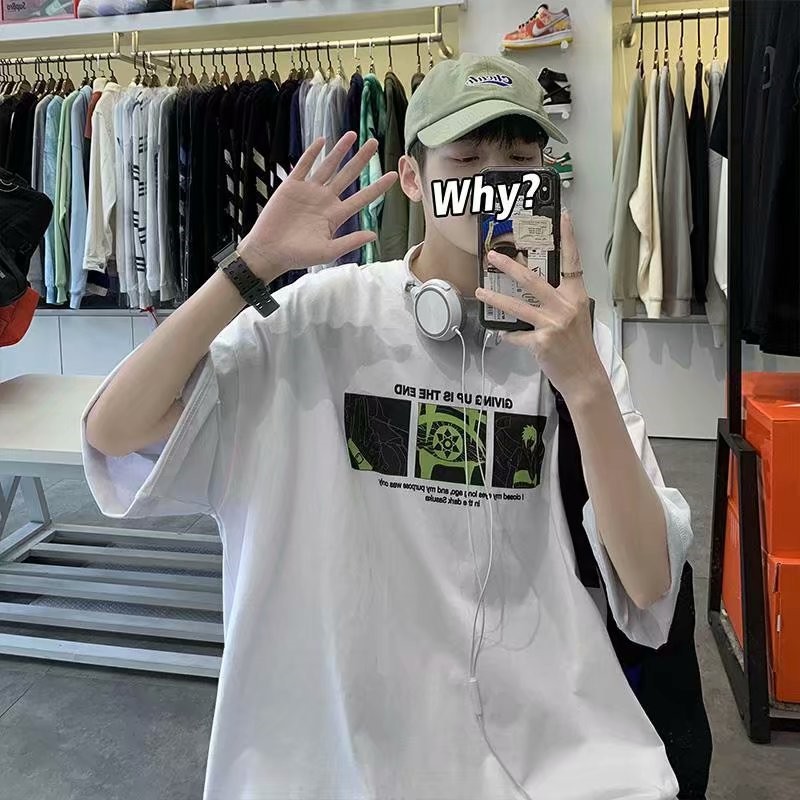 Áo phông nam nữ unisex tay lỡ thun form rộng teen cổ tròn oversize cotton GIVING giá rẻ màu đen trắng tee pull freesize | BigBuy360 - bigbuy360.vn