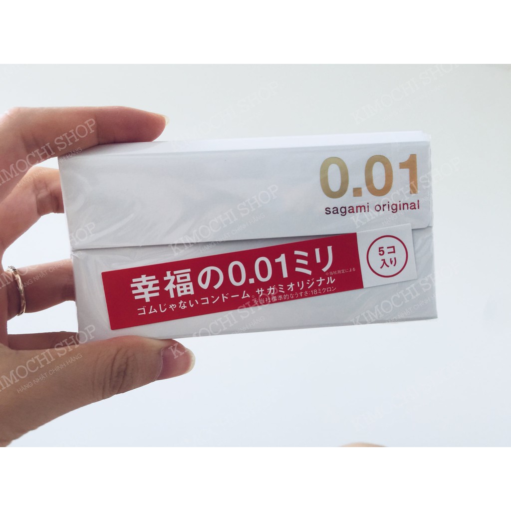 [Bao cao su cao cấp] Bao cao su Sagami 001mm mỏng nhất thế giới (LẺ 1c)