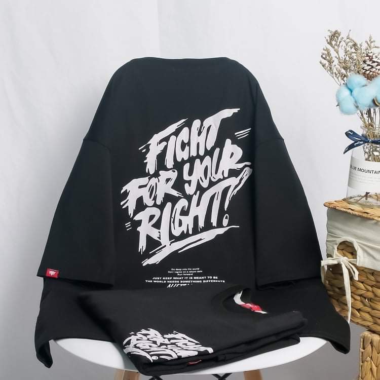 Áo thun Nam, nữ, Form rộng, tay lỡ, thân dài có 4 màu Đen, Trắng, Đỏ, Vàng thời trang Unisex dành cho giới trẻ