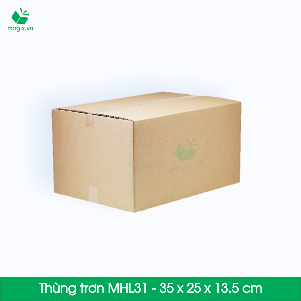 20 Thùng hộp carton - Mã MHL31 - Kích thước 35x25x13,5 (cm)