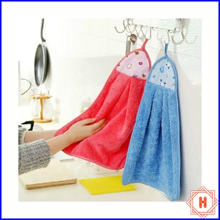 Khăn lau bếp có móc treo hình tam giác Siêu_Rẻ { H }